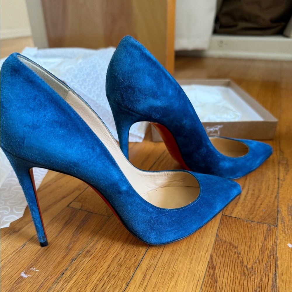 Christian Louboutin Suede Pumps